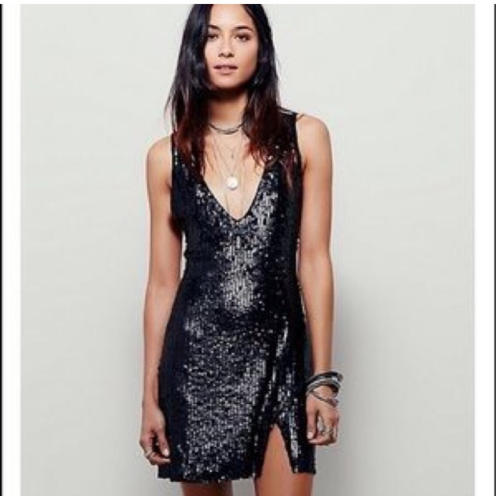 Free People Sequins Dress